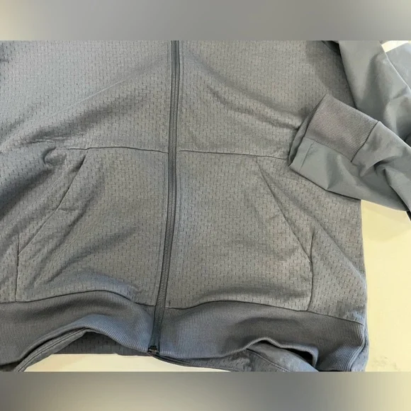 Adidas Charcoal Zip-Up Hoodie - Picture 13 of 16